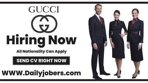 gucci jobs london|Gucci work from home jobs.